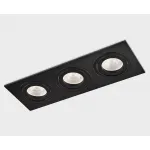 Светильник встраиваемый поворотный SAG303-4 black/black от ImperiumLoft