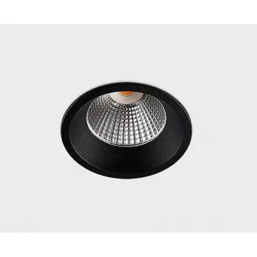 Светильник встраиваемый влагозащищенный IT08-8035 black 3000K