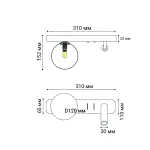 Светильник настенный IT08-8024 black 3000K от ImperiumLoft Светильник настенный IT08-8024 black 3000K от ImperiumLoft
