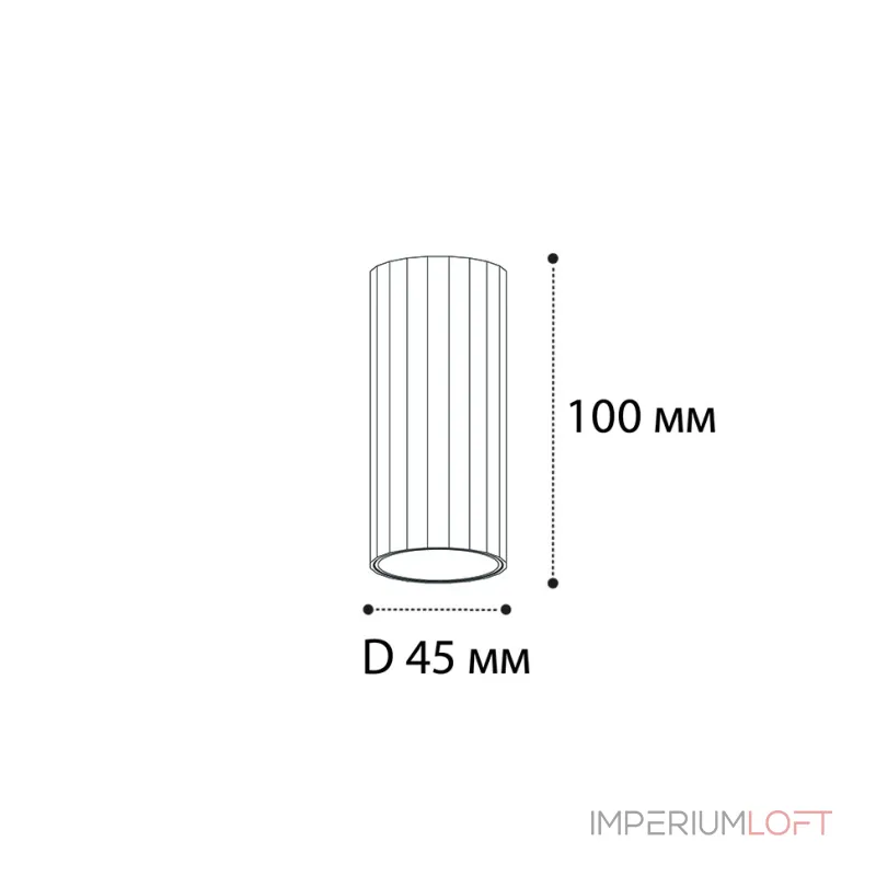 Светильник потолочный IT08-8028 black 3000K