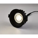 Встраиваемый светильник влагозащищенный ITALLINE IT08-8042 black 3000K