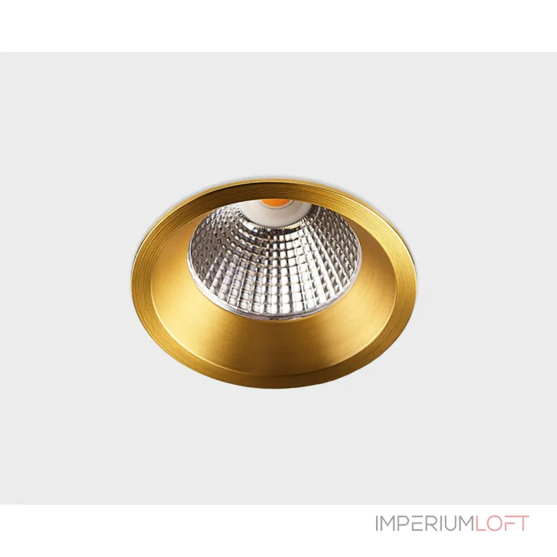 Светильник встраиваемый влагозащищенный IT08-8035 gold 3000K