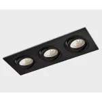 Светильник встраиваемый поворотный SAG303-4 black/black от ImperiumLoft