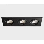 Светильник встраиваемый поворотный SAG303-4 black/black от ImperiumLoft