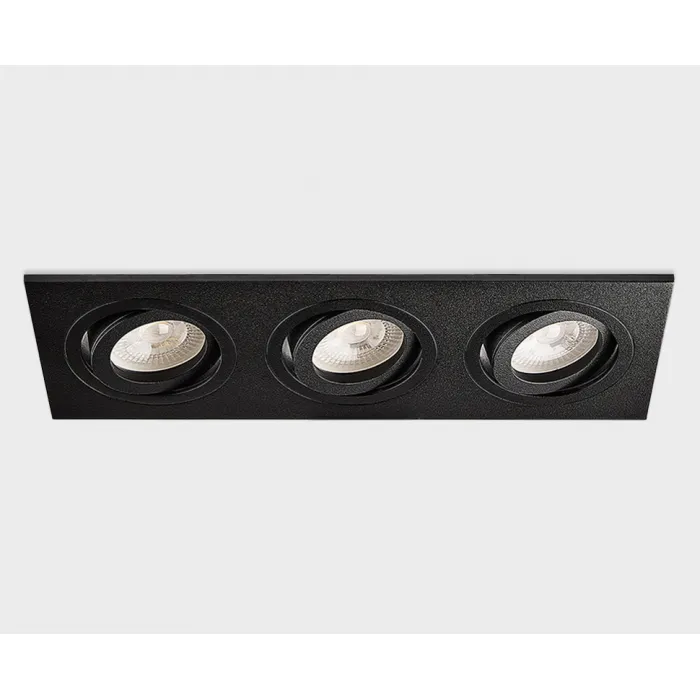 Светильник встраиваемый поворотный SAG303-4 black/black от ImperiumLoft