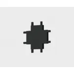Соединитель крестовой IT09-9031 black