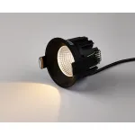 Светильник встраиваемый влагозащищенный IT08-8035 black 4000K