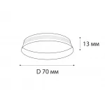 Кольцо для светильника IT02-012 ring black от ImperiumLoft