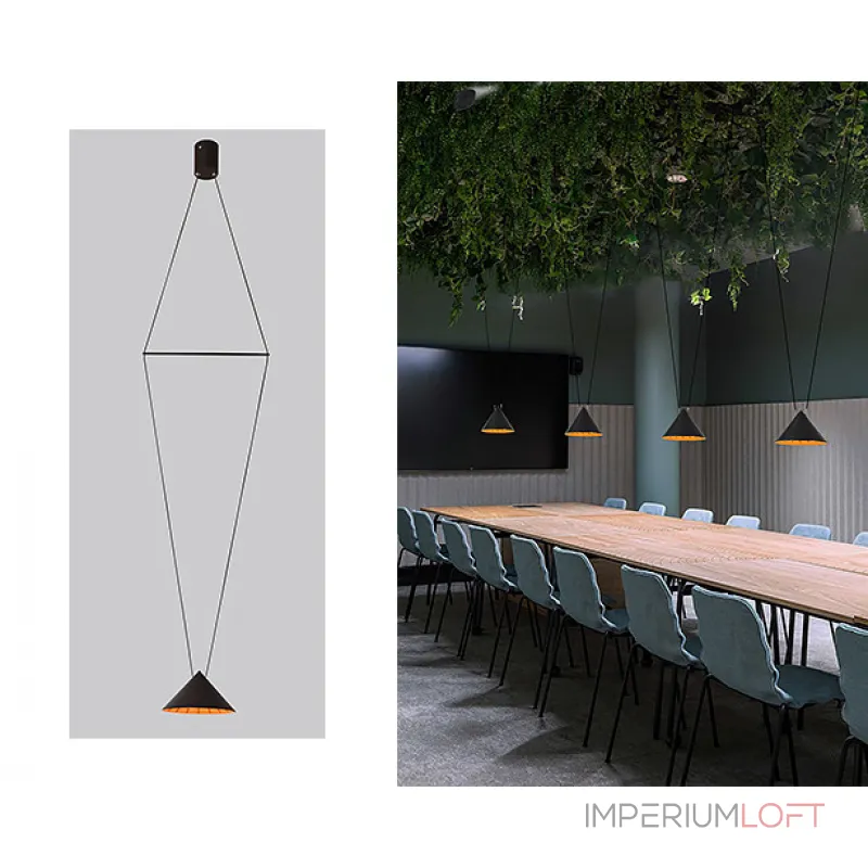 Подвесной светильник IT03-1430 black/orange Подвесной светильник IT03-1430 black/orange