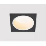 Светильник встраиваемый с рамкой IT08-8013 white 3000K + IT08-8014 black