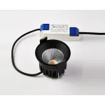 Светильник встраиваемый влагозащищенный IT08-8035 black 4000K