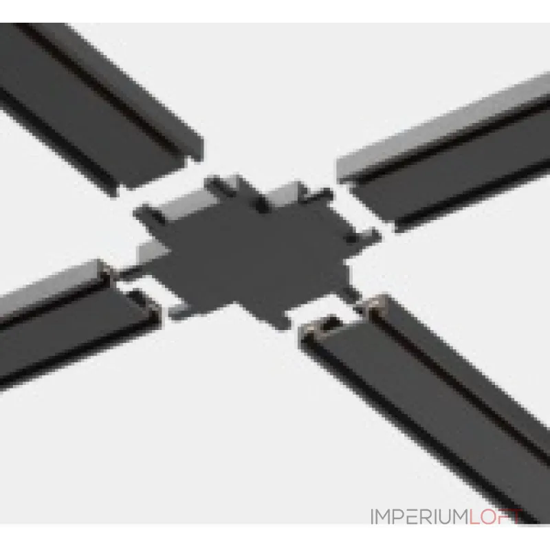 Соединитель крестовой IT09-9031 black