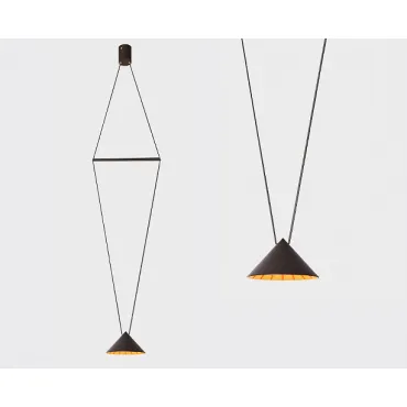 Подвесной светильник IT03-1430 black/orange