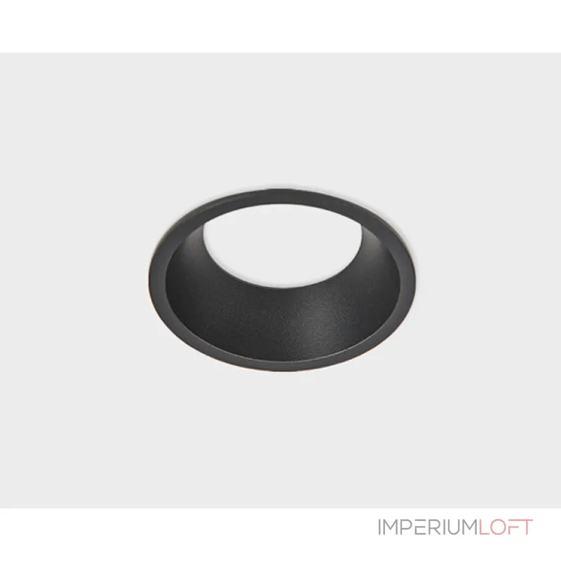 Светильник встраиваемый с рамкой IT08-8013 black 4000K + IT08-8014 white