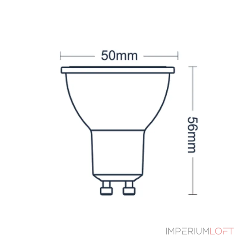 Светодиодная лампа TP GU10/7W/4000K от ImperiumLoft Светодиодная лампа TP GU10/7W/4000K от ImperiumLoft