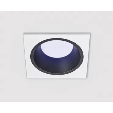 Светильник встраиваемый с рамкой IT08-8013 black 4000K + IT08-8014 white