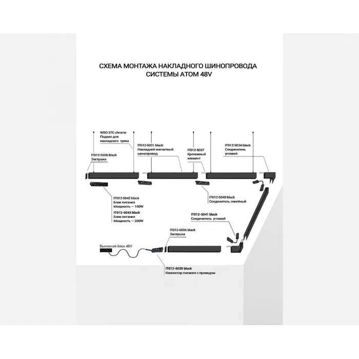 Коннектор питания IT012-5039 black от ImperiumLoft