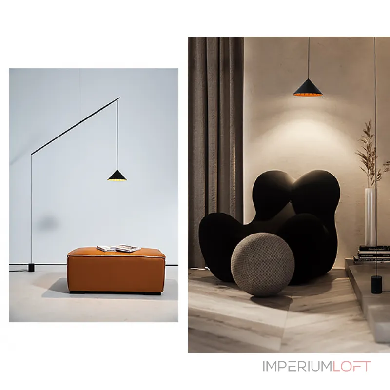 Подвесной светильник IT03-1429 black/orange
