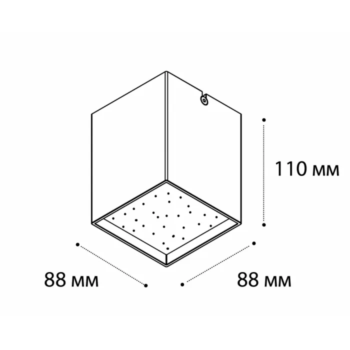 Светильник потолочный DL 3028 black 3000K от ImperiumLoft