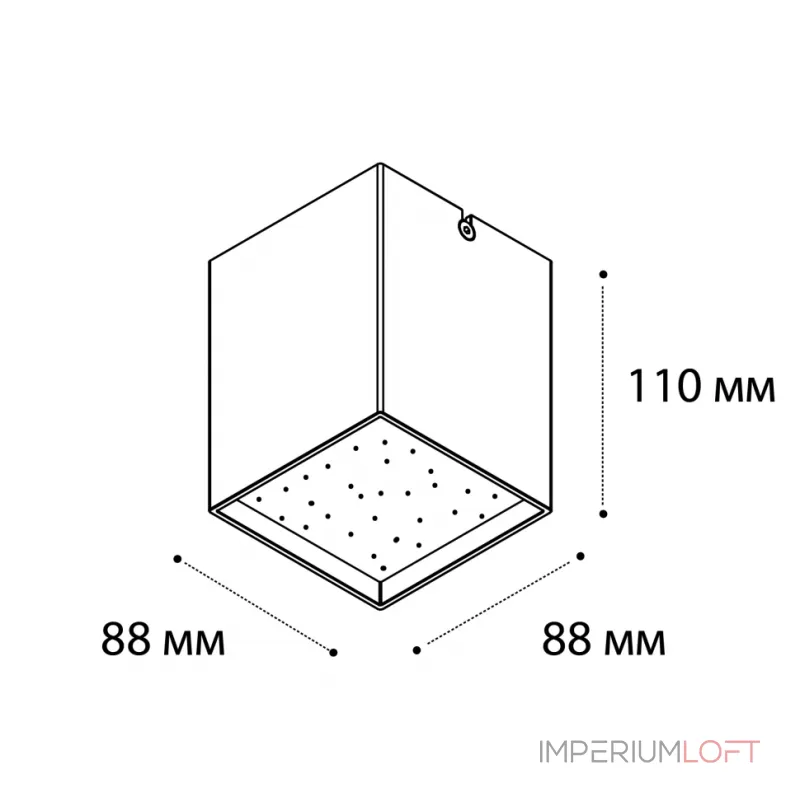 Светильник потолочный DL 3028 black 3000K