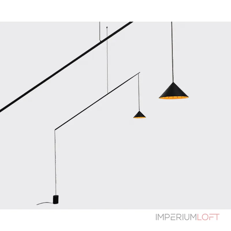 Подвесной светильник IT03-1429 black/orange