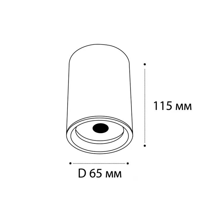 Светильник потолочный M02-65115 black от ImperiumLoft