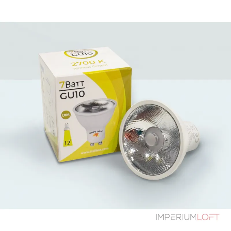 Светодиодная лампа HL GU10/7W/2700K DIM