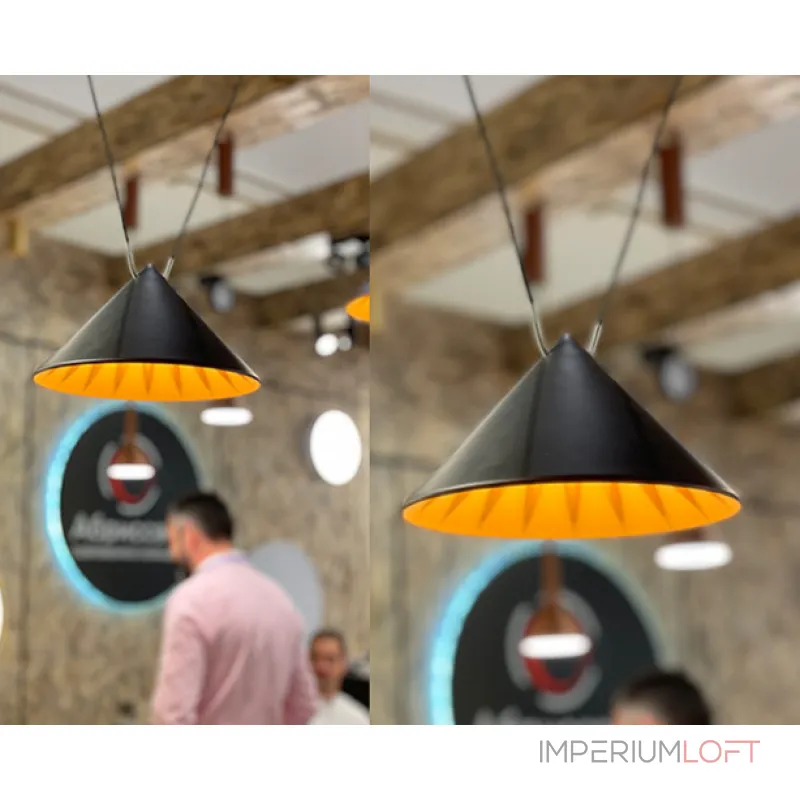 Подвесной светильник IT03-1429 black/orange