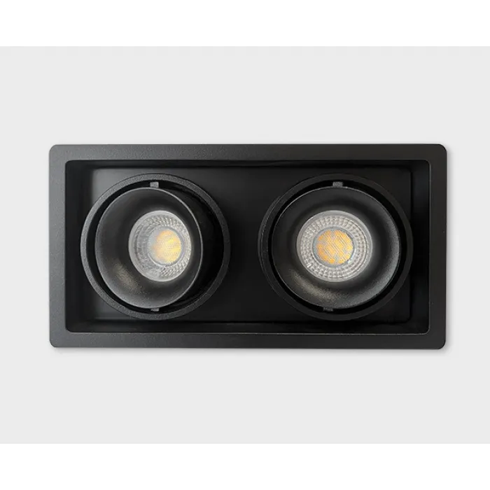 Светильник встраиваемый поворотный DE-312 black от ImperiumLoft
