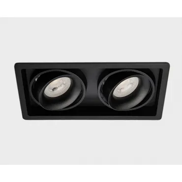 Светильник встраиваемый поворотный DE-312 black