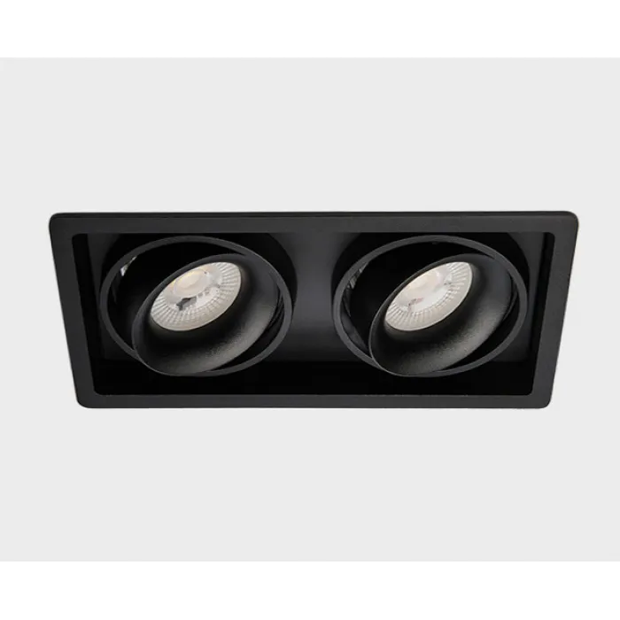 Светильник встраиваемый поворотный DE-312 black от ImperiumLoft
