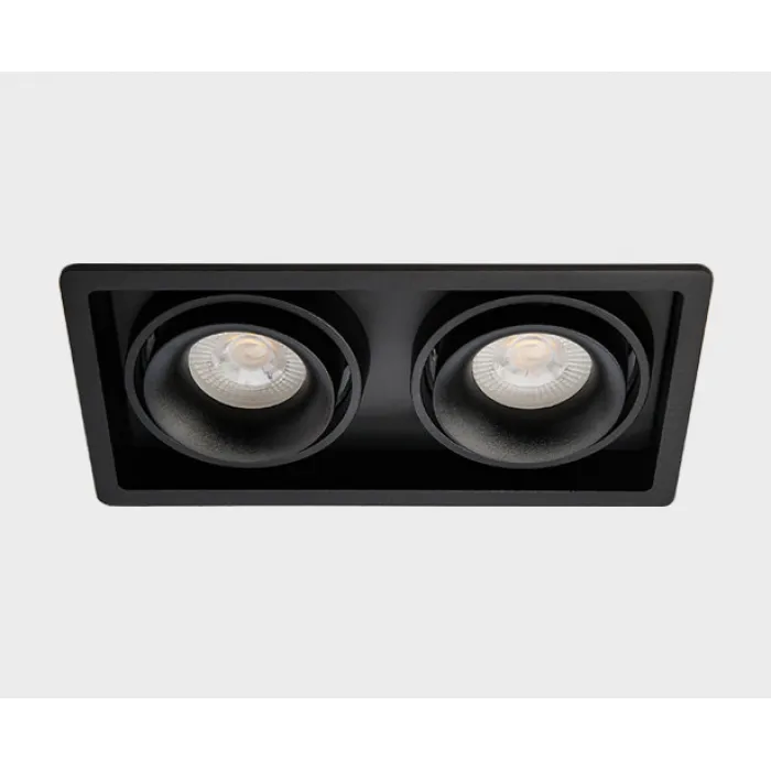 Светильник встраиваемый поворотный DE-312 black от ImperiumLoft
