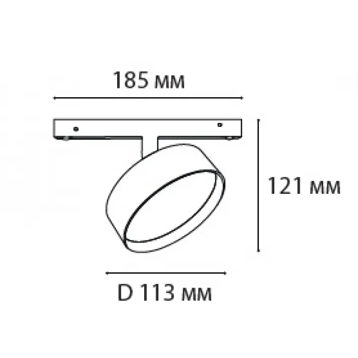 Светильник трековый IT012-5028 black 3000K от ImperiumLoft