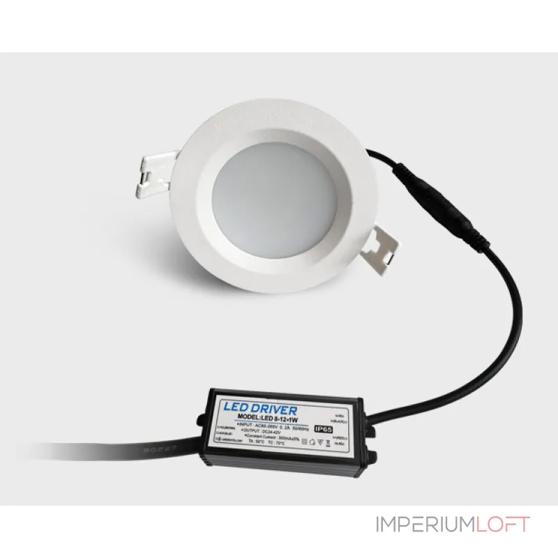 Светильник встраиваемый влагозащищенный IT08-8018 white 3000K