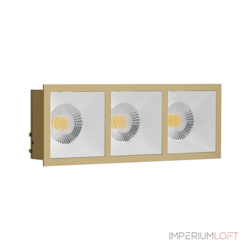 Встраиваемый светильник под сменную лампу LeDron RISE KIT3 RISE KIT3 Gold-White