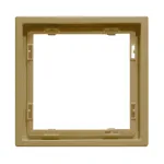 Рамка на 1 пост для розеток и выключателей LeDron 1 Frame PC Gold