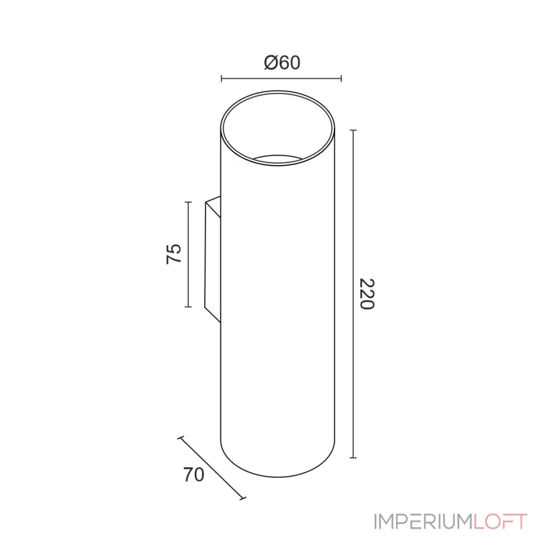 Настенный светильник под сменную лампу LeDron Danny mini 2 Danny mini 2 WS-GU10 BW от ImperiumLoft Настенный светильник под сменную лампу LeDron Danny mini 2 Danny mini 2 WS-GU10 BW от ImperiumLoft