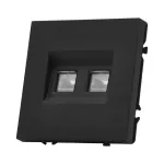 Розетка компьютерная двойная LeDron Dual CAT 6 (DATA) Black