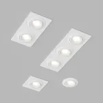 Встраиваемый поворотный светодиодный светильник LeDron LH07SB-R LH07SB-R SQ2 White от ImperiumLoft