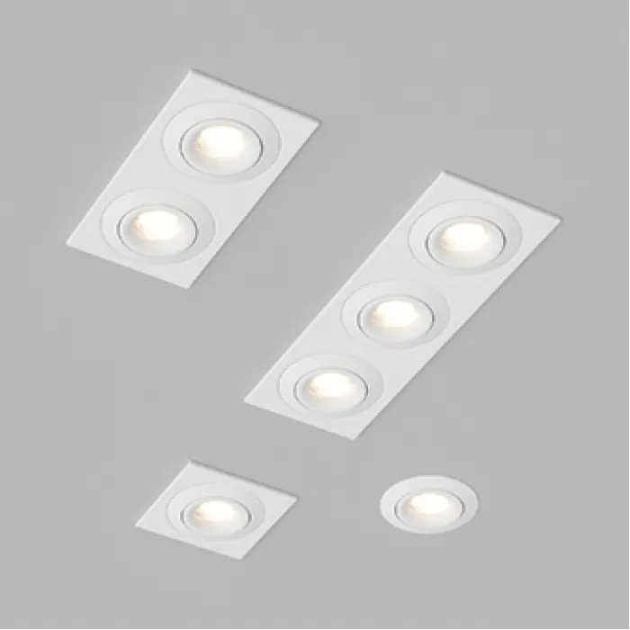 Встраиваемый поворотный светодиодный светильник LeDron LH07SB-R LH07SB-R SQ2 White от ImperiumLoft