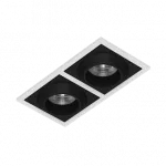 Встраиваемый светодиодный светильник LeDron GIZA GIZA SQ2 White-Black от ImperiumLoft