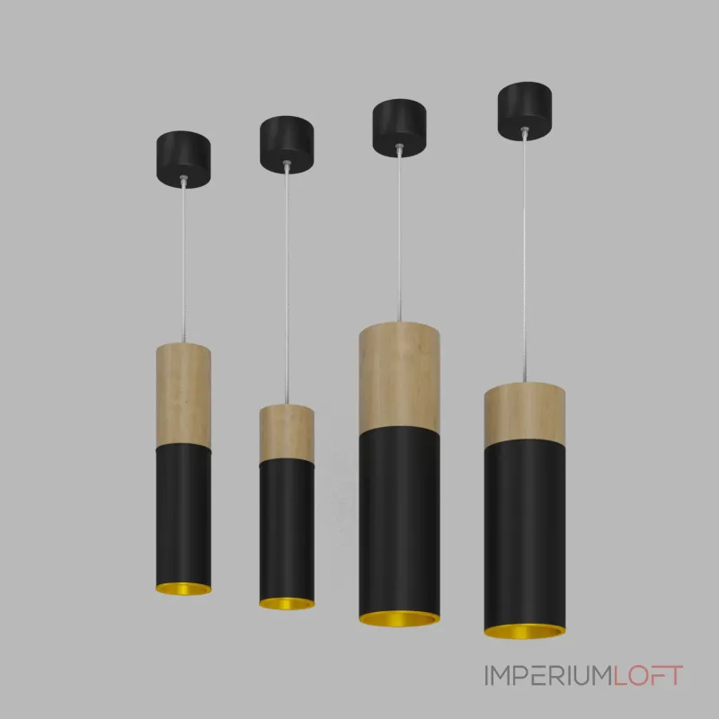 Подвесной светильник LeDron SLC739 PS/PB SLC7391/7W-PS Black-Gold Подвесной светильник LeDron SLC739 PS/PB SLC7391/7W-PS Black-Gold
