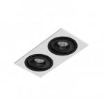 Встраиваемый поворотный светодиодный светильник LeDron MJ1006 MJ1006 SQ2 White-Black 4000K