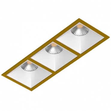 Встраиваемый светильник под сменную лампу LeDron RISE KIT3 RISE KIT3 Gold-White