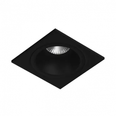 Встраиваемый светильник под сменную лампу LeDron AO1501010 AO1501010 SQ Black Встраиваемый светильник под сменную лампу LeDron AO1501010 AO1501010 SQ Black