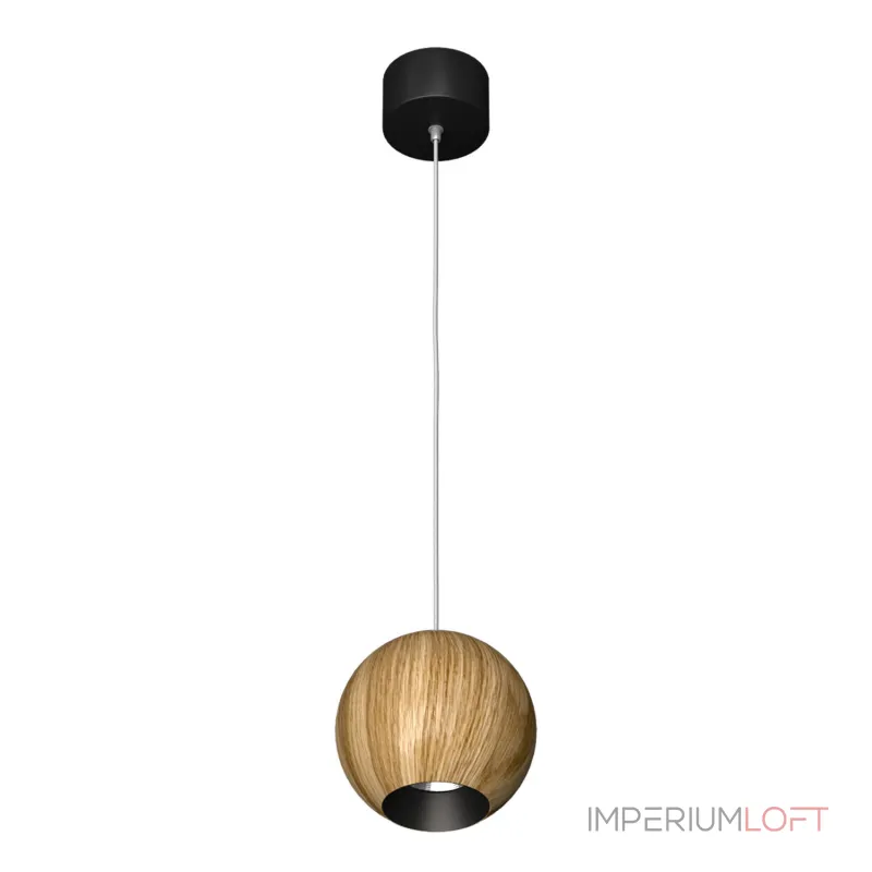 Подвесной светильник LeDron SPACE SPACE R130 Wooden Bl GU10
