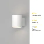 Настенный светодиодный светильник LeDron COMO ZD8176D-12W White от ImperiumLoft