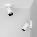Потолочный поворотный светодиодный светильник LeDron SAGITONY SAGITONY R1 S60 Dim W-Bl от ImperiumLoft