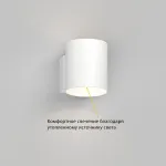 Настенный светодиодный светильник LeDron COMO ZD8176D-12W White от ImperiumLoft