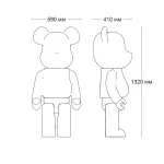Статуэтка LeDron BEAR Middle BN96 Pink+Blue от ImperiumLoft